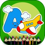 ABC Vocabulary Coloring pages activities for kids
