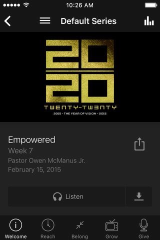 City Church App - náhled