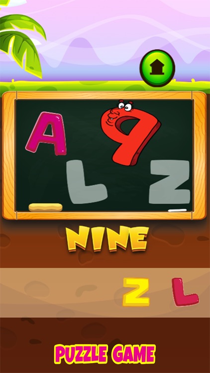 ABC & Number Kids Coloring Book Vocabulary Puzzle screenshot-3
