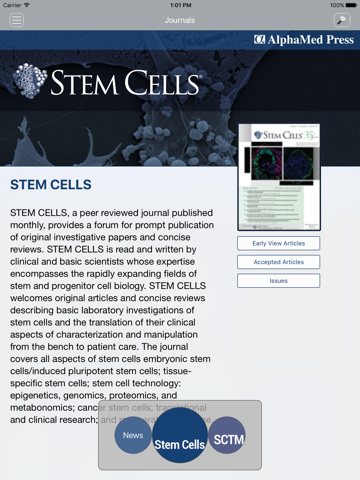 Stem Cells Journals screenshot 2