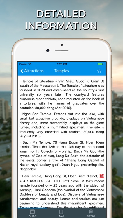 Hanoi Travel Guide with Offline Street Map