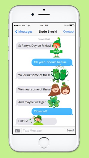 Cute St Patricks Day Sticker Pack(圖2)-速報App