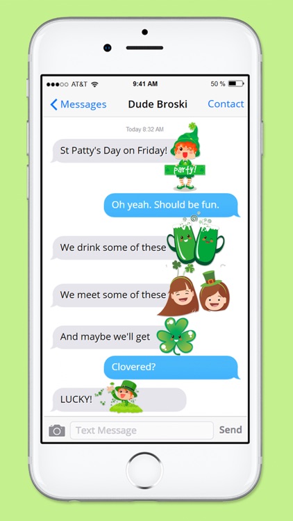 Cute St Patricks Day Sticker Pack