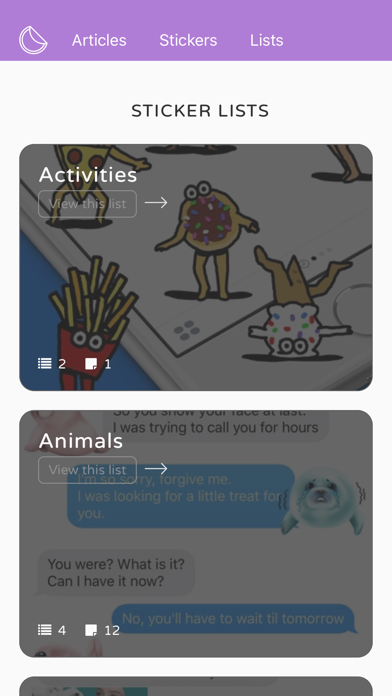 Sticker List screenshot 4