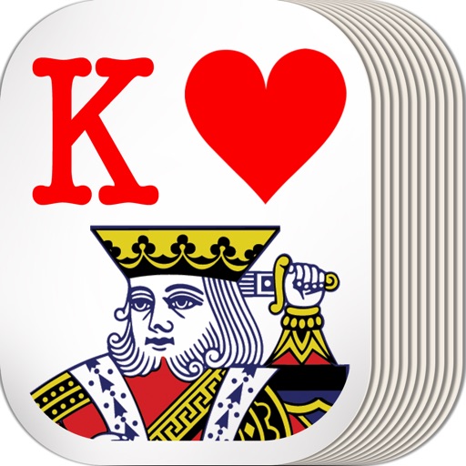 Hearts DeLuxe Free. Play the Classic card Game now Icon