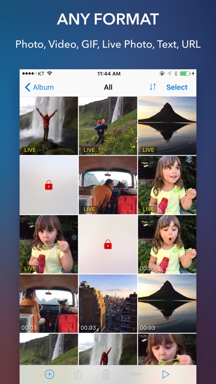 Secret Clock - Hide Photo, Video, GIF