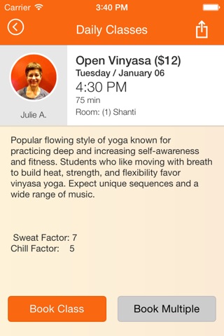 Thrive Yoga screenshot 4