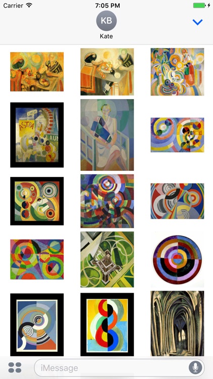 Robert Delaunay Artworks Stickers