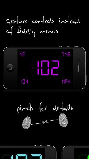 SpeedGlow Speedometer - Gesture Controlled Speedo(圖2)-速報App