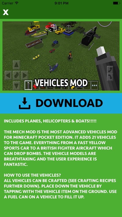 CARS MOD FOR MINECRAFT PC GAME screenshot-3