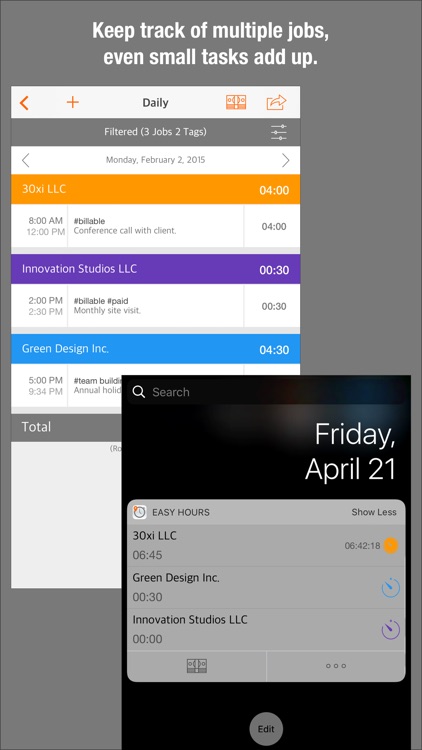 Easy Hours - Timesheet & Time Tracking By Job