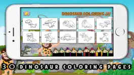 Game screenshot Dinosaur coloring game activities for preschool #1 apk