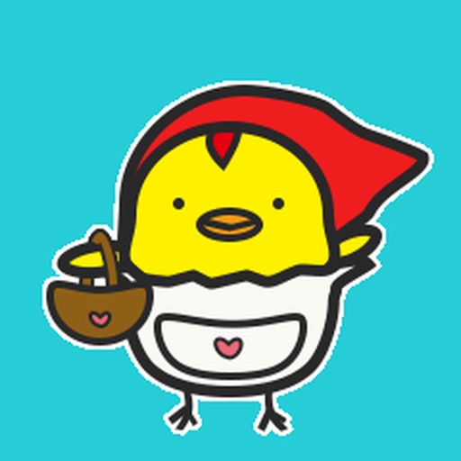 Animated Cute Baby Chick Stickers For iMessage icon
