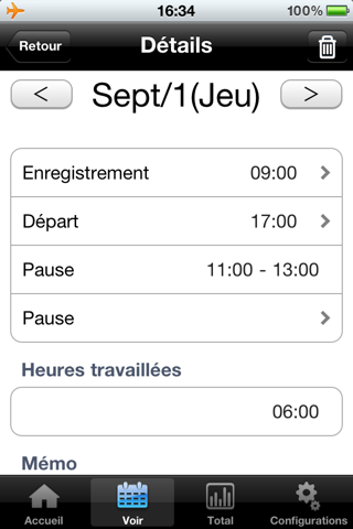 TimeSheet - IS - screenshot 4