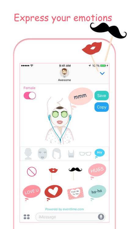 MojiLook - create your stylish look stickers