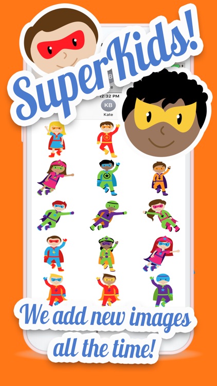SuperKids Sticker Pack for Messaging