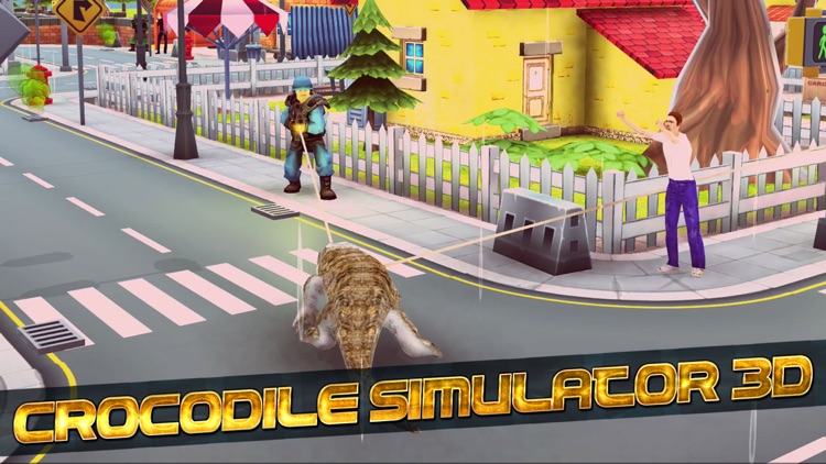 Crocodile Simulator 3D : A Commando Hunting Game