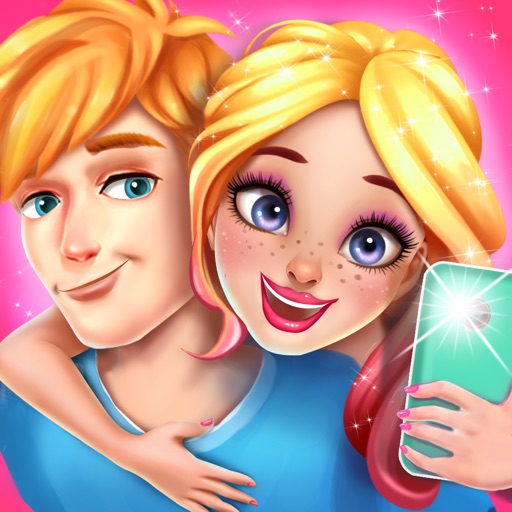 High School Love Story - Girl Makeup Dressup Games Icon