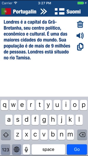 Portugali Suomi Kääntäjä - Sanakirja & Käännä App Storessa