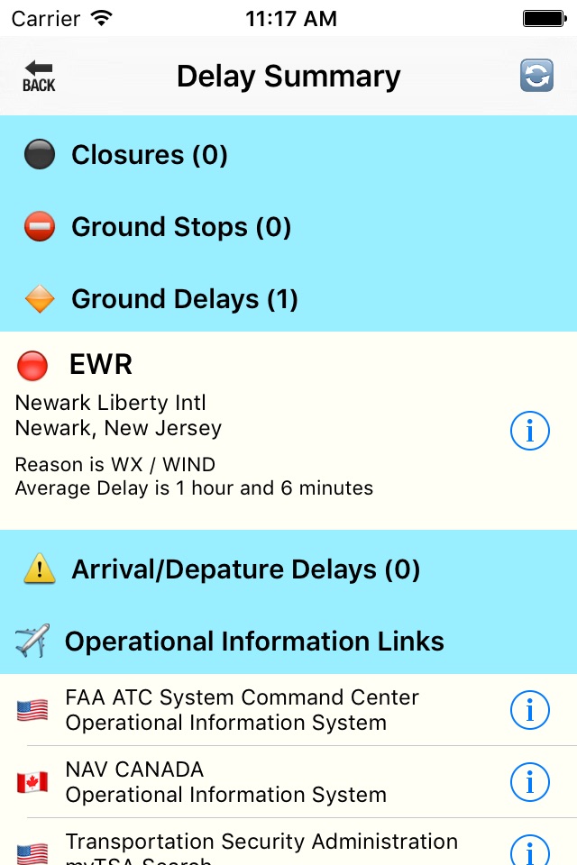 Airport Delay Status screenshot 3
