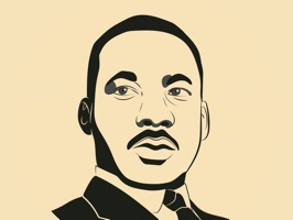Celebrate the Martin Luther King Day with this special set of stickers