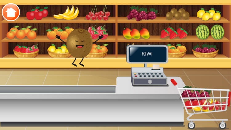 English Learning Game For Kids - ABC Fruit Market