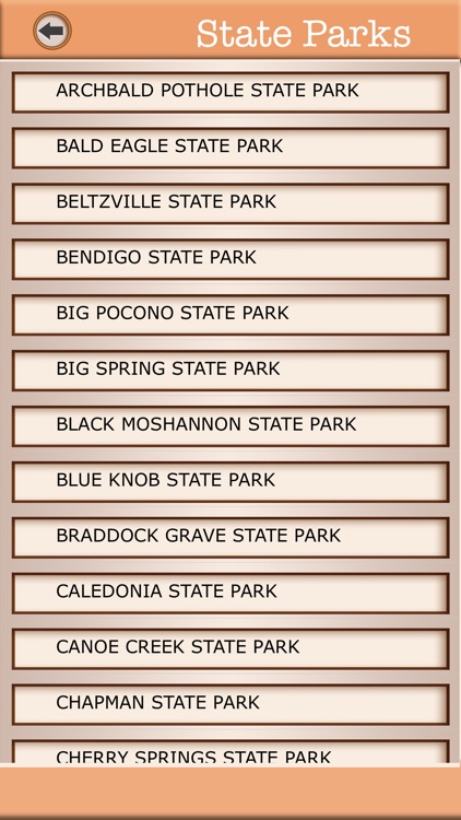 Pennsylvania Campgrounds & Hiking Trails Offline screenshot-3