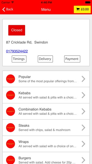 Diamond Kebab House Swindon(圖2)-速報App