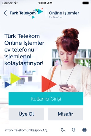 Online İşlemler - Ev Telefonu screenshot 2