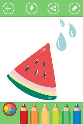 Fruit Coloring Book, Fruit Coloring Pages screenshot 2