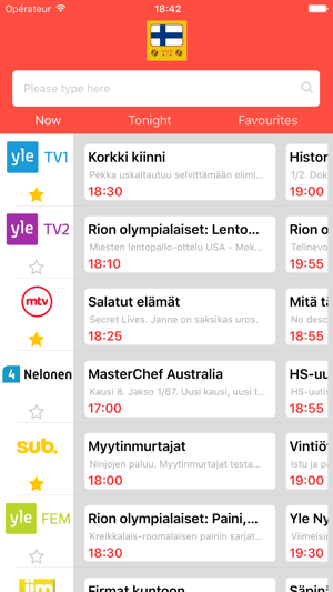 TV-Ohjelmat Suomi => Finland (FI)