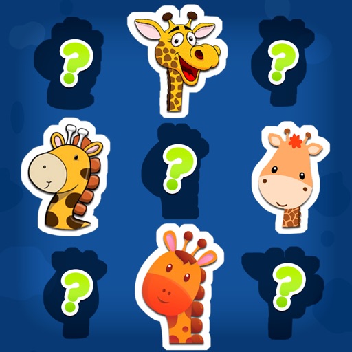Giraffe Cards Matching Game Icon