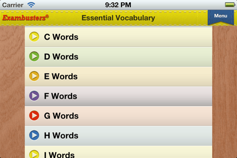 SSAT ISEE Vocabulary Prep Flashcards Exambusters screenshot 4