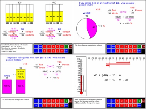 7th Grade Math - Math Galaxy screenshot 2