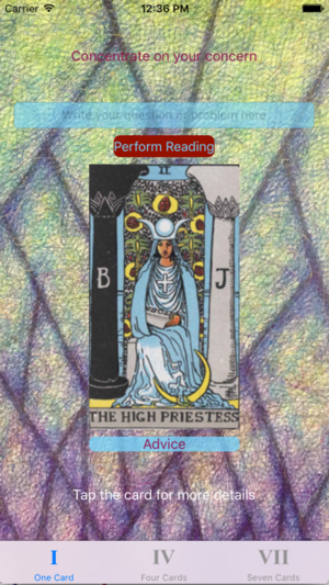 Tarot Card Reader Clear