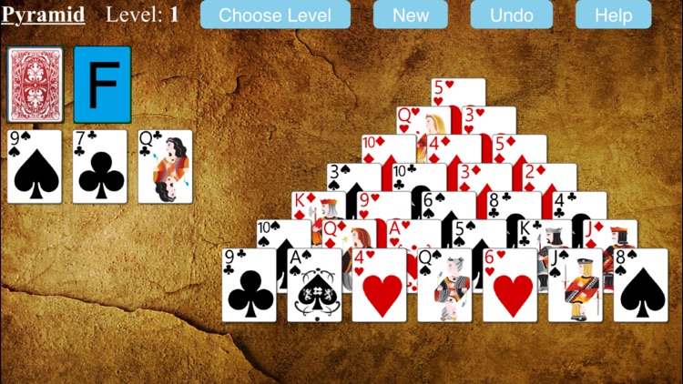 Pyramid Solitaire Game