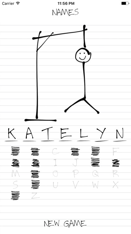 Hangman: Names