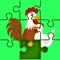 Chicken Jigsaw Puzzle for Little Kids