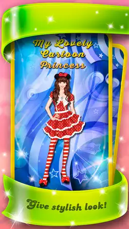 Game screenshot My Lovely Cartoon Princess - Stylish dress up game apk