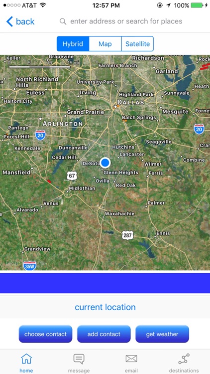 Dallas Yellow Cab Mobile Map
