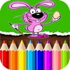 Coloring Game Rabbit For Kids