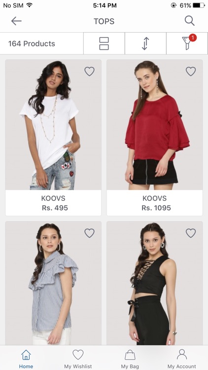 Koovs - Online Shopping App