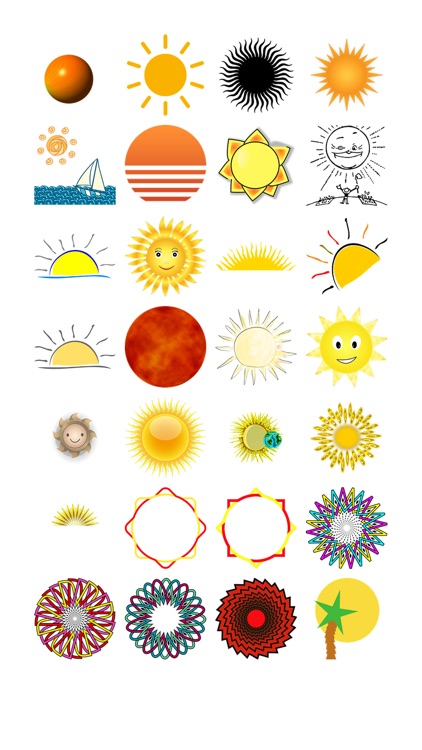 Sun Sticker Pack