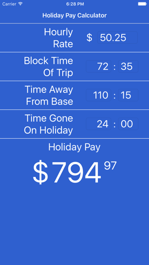 Holiday Pay Calculator(圖2)-速報App