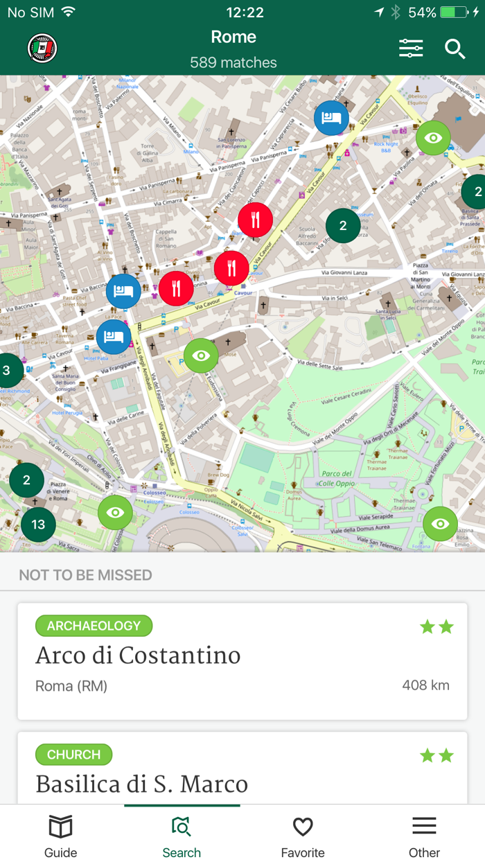 Rome Guida Verde Touring