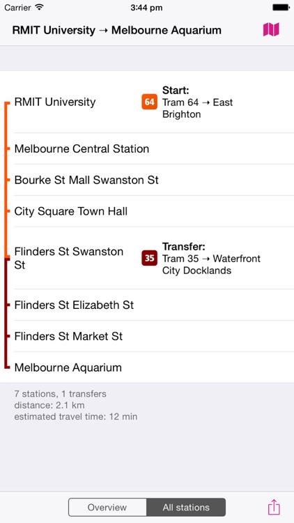 Melbourne Rail Map Lite screenshot-3