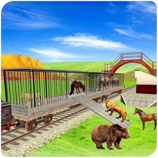 Zoo Animal Cargo Train Game Icon