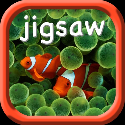 Sea Animals Jigsaw Puzzles Learning Games for Kids Icon