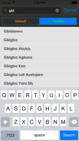 Game screenshot Yoruba Dictionary apk