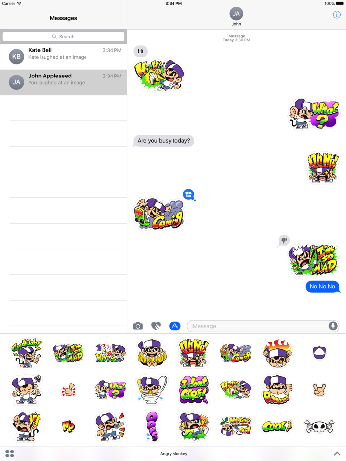 Angry Monkey Sticker